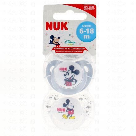 NUK Sucettes Disney physio 6 - 18 mois