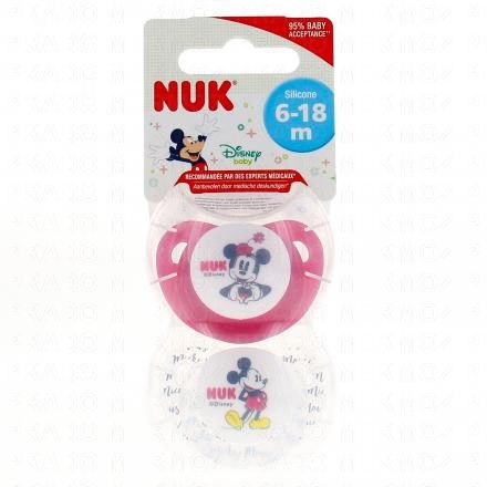 NUK Sucettes Disney physio 6 - 18 mois