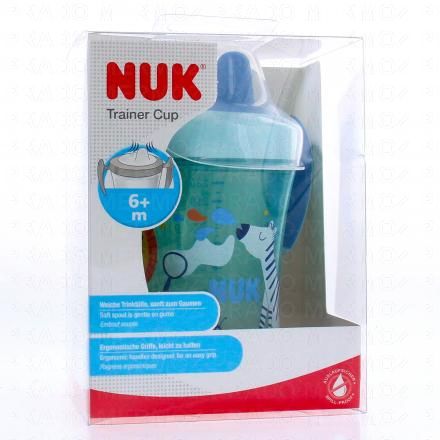 NUK Trainer cup - Tasse d'apprentissage +6mois 230ml (bleu)