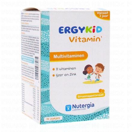 NUTERGIA Ergykid Vitamin' boîte 14 sachets goût orange