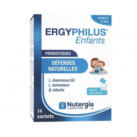NUTERGIA Ergyphilus Enfants - Probiotiques D&eacute;fenses naturelles (x14 sachets)