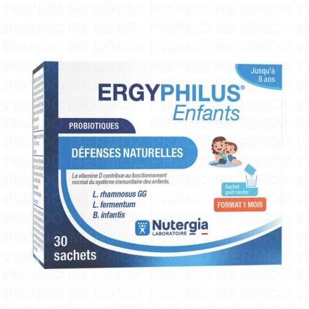 NUTERGIA Ergyphilus Enfants - Probiotiques Défenses naturelles x30 sachets