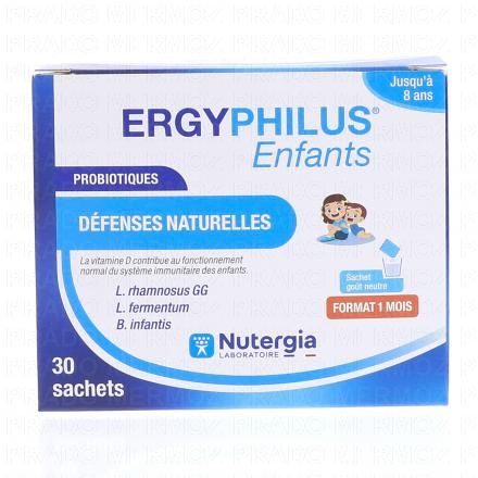 NUTERGIA Ergyphilus Enfants - Probiotiques Défenses naturelles x30 sachets