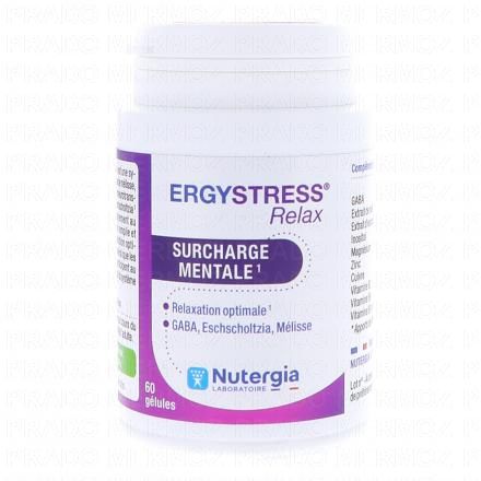 NUTERGIA Ergystress Relax Surcharge mentale x60 gélules