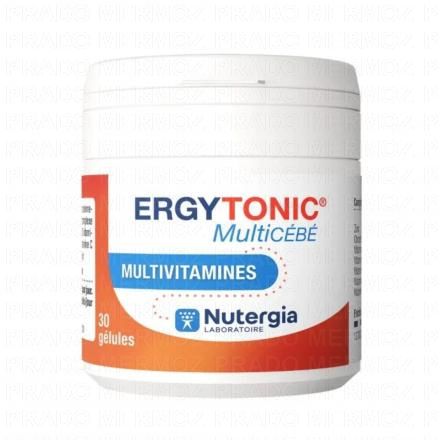 NUTERGIA Ergytonic Multicébé Multivitamines x30 gélules