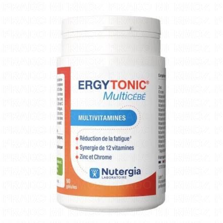 NUTERGIA Ergytonic Multicébé Multivitamines x90 gélules