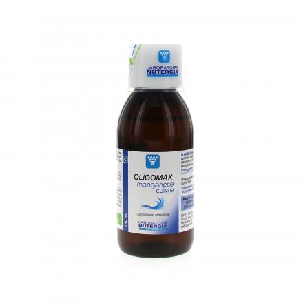 NUTERGIA Oligomax manganèse cuivre flacon 150ml