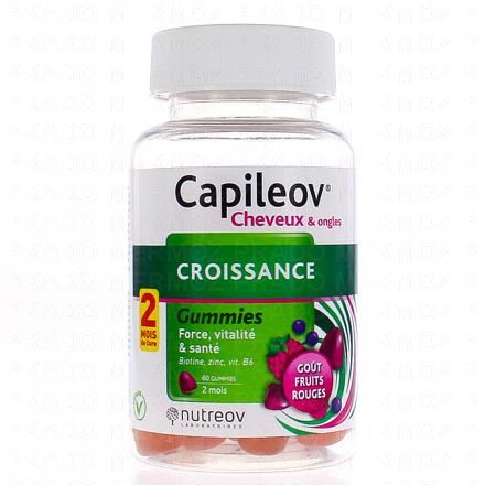 NUTREOV Capileov Croissance cheveux et ongles 60 gummies
