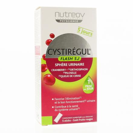 NUTREOV Cystirégul Flash sticks goût fruits rouges x 5