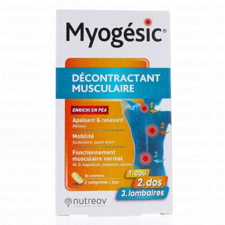 NUTREOV Myogesic Décontractant musculaire x30 comprimés
