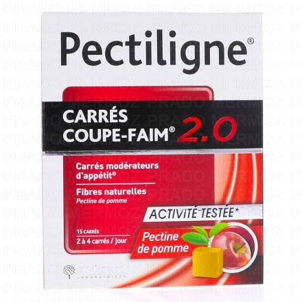 Pectiligne carrés coupe faim à la pectine de pomme x 15 2