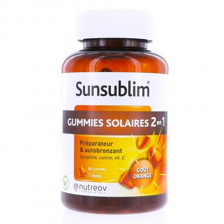 NUTREOV Sunsublim - Solaires 2en1 x60 Gummies