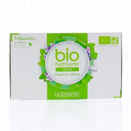 NUTRISANTE Bio infusion mélisse boîte de 20 sachets