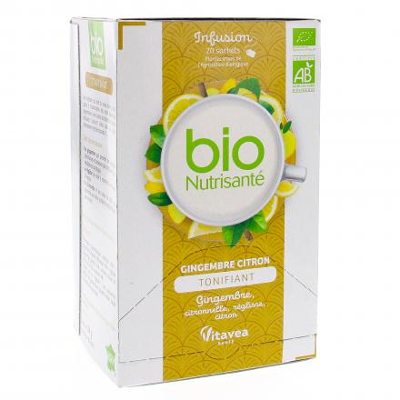 Tisane Gingembre Citron Tonifiant 20 sachets 2