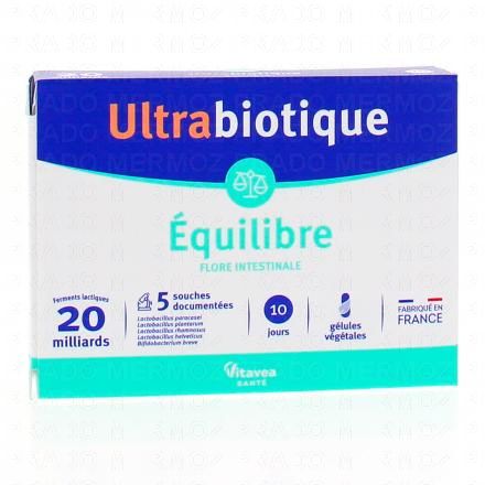 ULTRABIOTIQUE Équilibre 10 gélules végétales