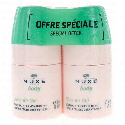 NUXE Body rêve de thé Déodorant fraîcheur 2x 50ml