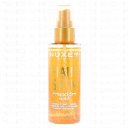 NUXE Hair and Skin "Sensual Era Gold" Brume parfumante nacrée corps et cheveux 100ml