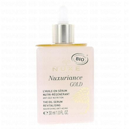 NUXE Nuxuriance Gold Sérum nutri-revitalisant anti-âge absolu flacon 30ml