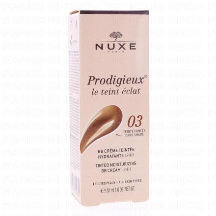 NUXE Prodigieux BB Crème Hydratante Teintée (teinte foncée 03)