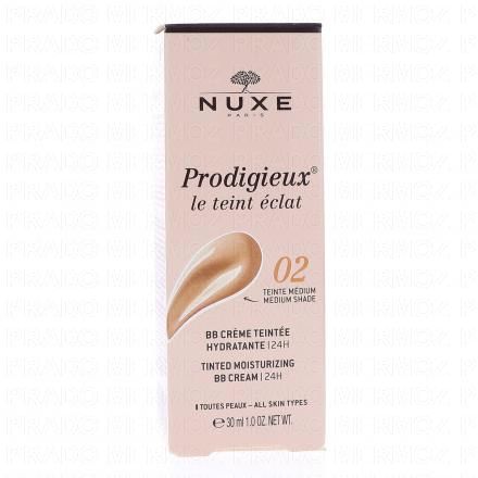NUXE Prodigieux BB Crème Hydratante Teintée (teinte medium 02)