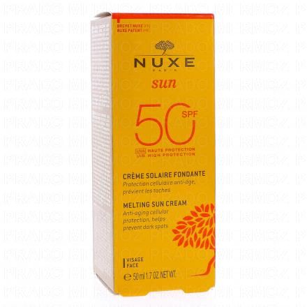 Sun Crème fondante visage SPF50 tube 50ml