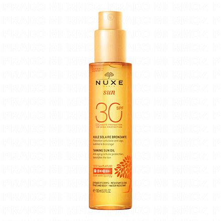 NUXE Sun Huile Bronzante visage et corps SPF30 spray 150ml