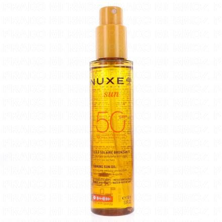 NUXE Sun - Huile Solaire Bronzante Haute Protection SPF50 150ml