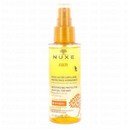 NUXE Sun Huile lactée capillaire protectrice hydratante spray 100ml