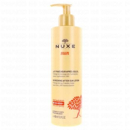 NUXE Sun Lait fraîcheur après-soleil visage et corps flacon pompe 400ml