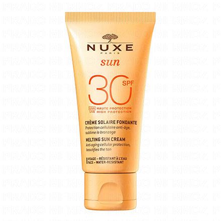 NUXE Sun SPF30 crème délicieuse visage haute protection tube 50ml