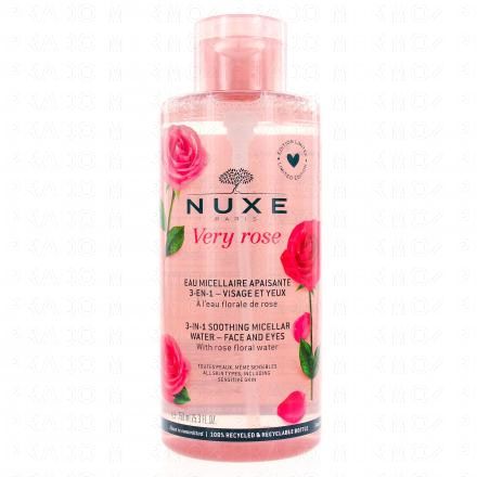 NUXE Very Rose Eau micellaire hydratante 3-en-1 peaux sensibles (750ml)