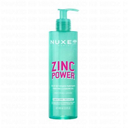 NUXE Zinc Power - Gelée Nettoyante Purifiante (400ml)