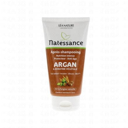 Natessance Après-shampooing Argan & Kératine végétale (tube 150ml)