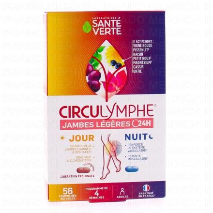 SANTE VERTE Circulymphe Jambes Légères Jour/Nuit 56 comprimés