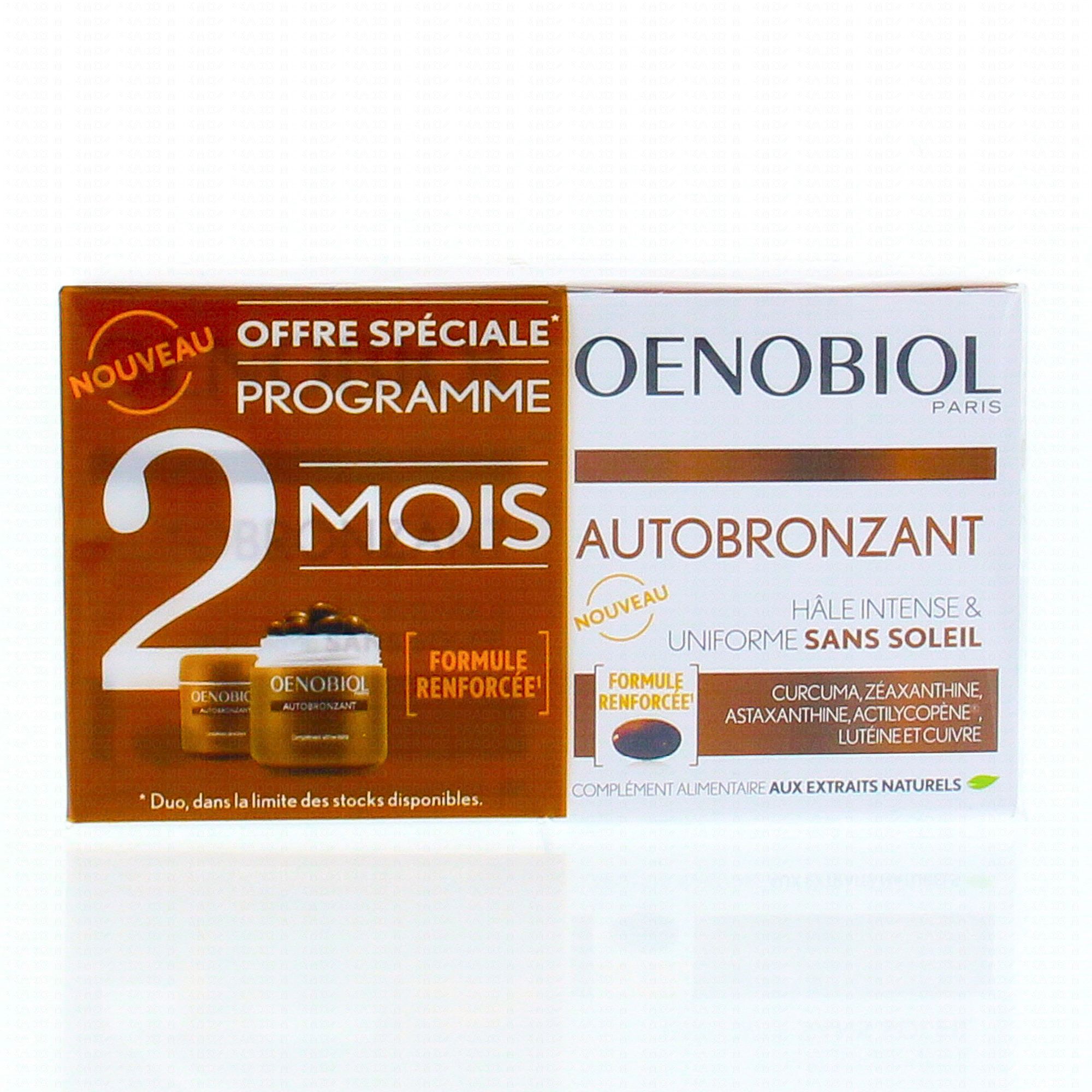 Oenobiol Autobronzant Lot De 2 X 30 Capsules Parapharmacie En Ligne