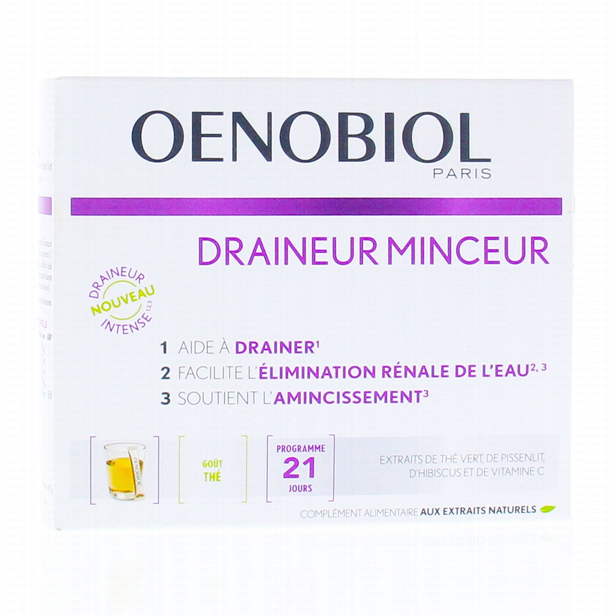 Oenobiol Draineur Minceur Goût Thé Programme 21 Jours