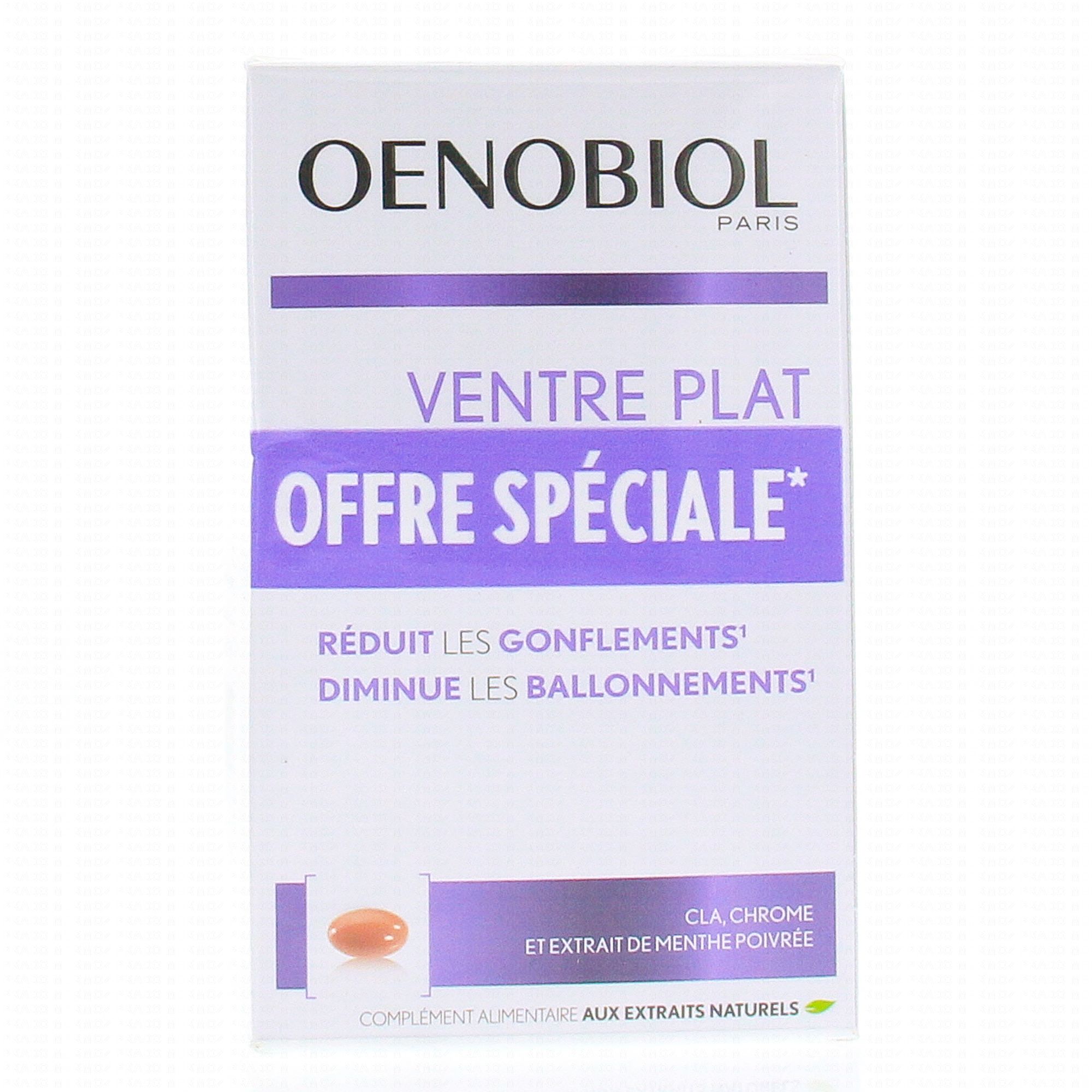 OENOBIOL Femme 45  ventre plat lot de 2 x 60 capsules - Parapharmacie ...