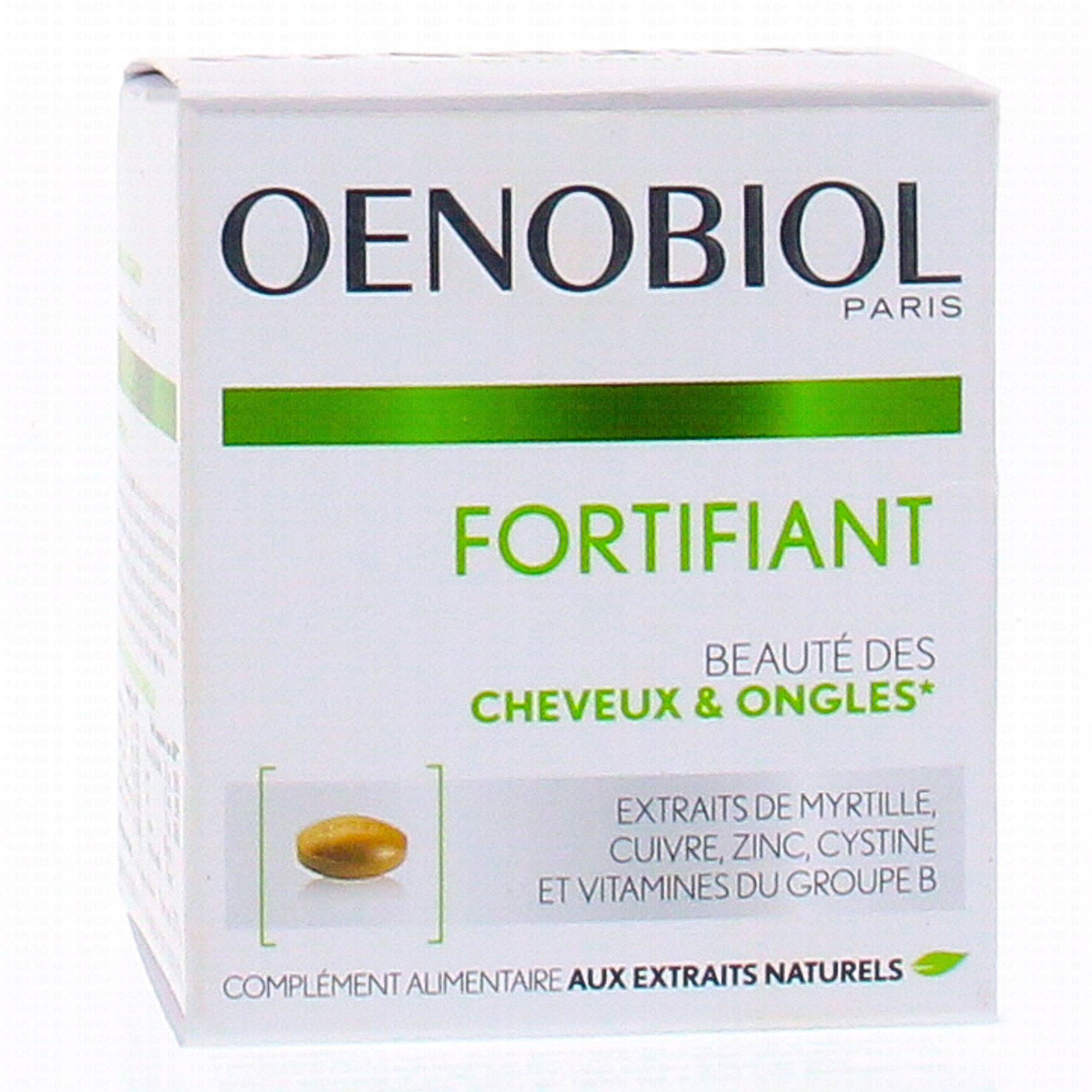 Oenobiol Fortifiant Cheveux Et Ongles 60 Comprimés Parapharmacie