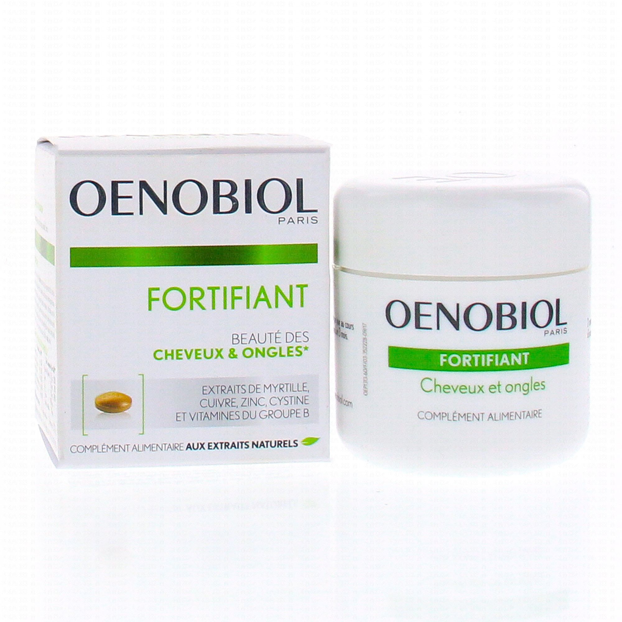 Oenobiol Fortifiant Cheveux Et Ongles 60 Comprimés Parapharmacie