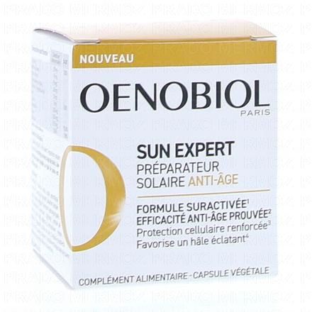 OENOBIOL Sun expert Préparateur solaire anti âge (30 capsules)