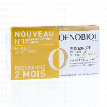 OENOBIOL Sun expert Préparateur solaire peaux sensibles x30 capsules (lot de 2)
