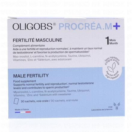 OLIGOBS Fertilit&eacute; Masculine 30 sachets