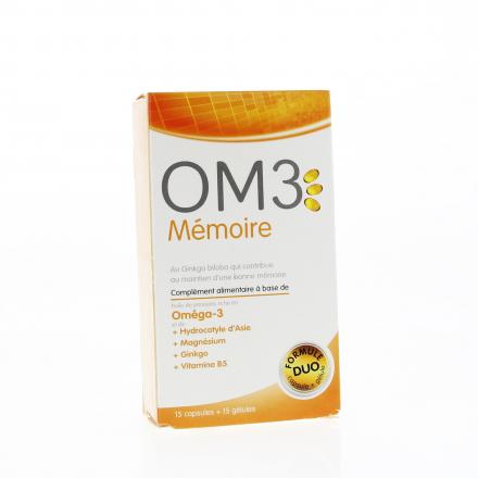 OM3 Mémoire capsules x15 gélules x 15