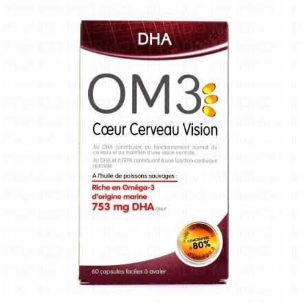 OM3 coeur cerveau vision x60 capsules