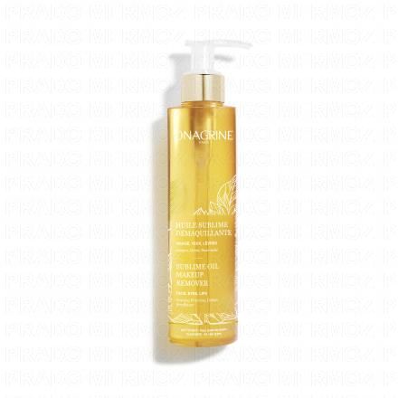 ONAGRINE Huile sublime démaquillante flacon pompe 200 ml