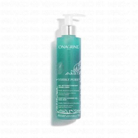 ONAGRINE Visibly Pure Gel nettoyant purifiant flacon pompe 200 ml