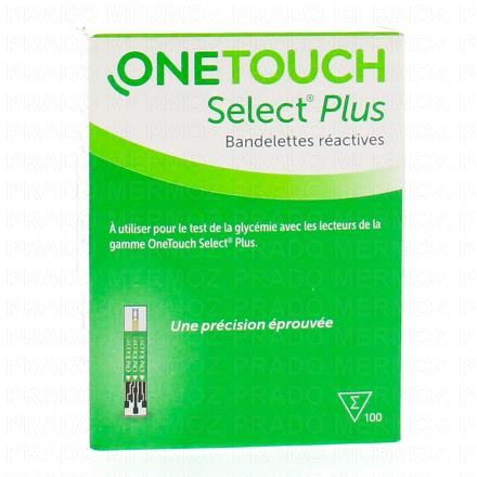 ONETOUCH Select Plus - Bandelettes r&eacute;actives