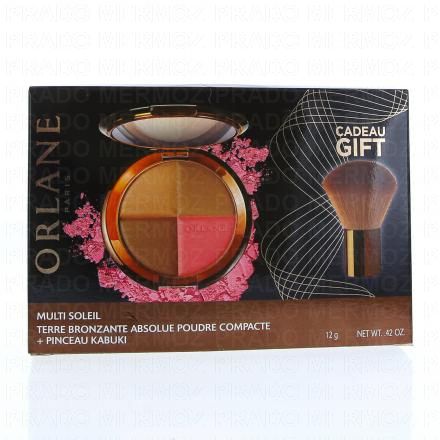 ORLANE Poudre compacte multi-soleil 12g (cadeau pinceau kabuki)