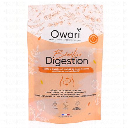 OWARI Bénéfice Infusion digestion 50g