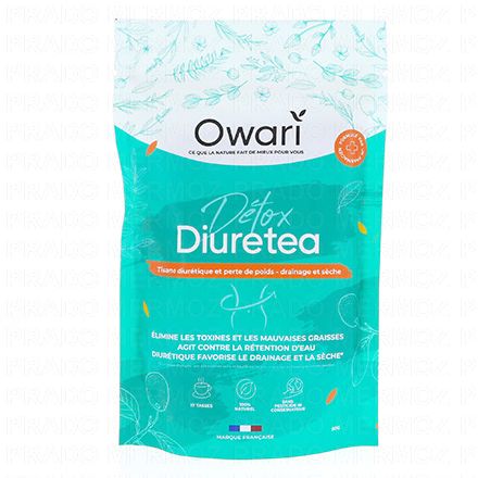 OWARI Détox diuretea - Tisane diurétique et perte de poids 50g
